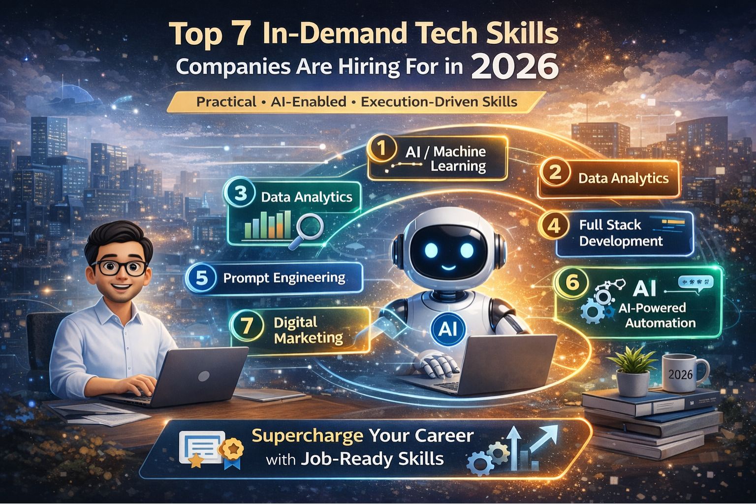 Top 7 In-Demand Tech Skills Companies Are Hiring For in 2026