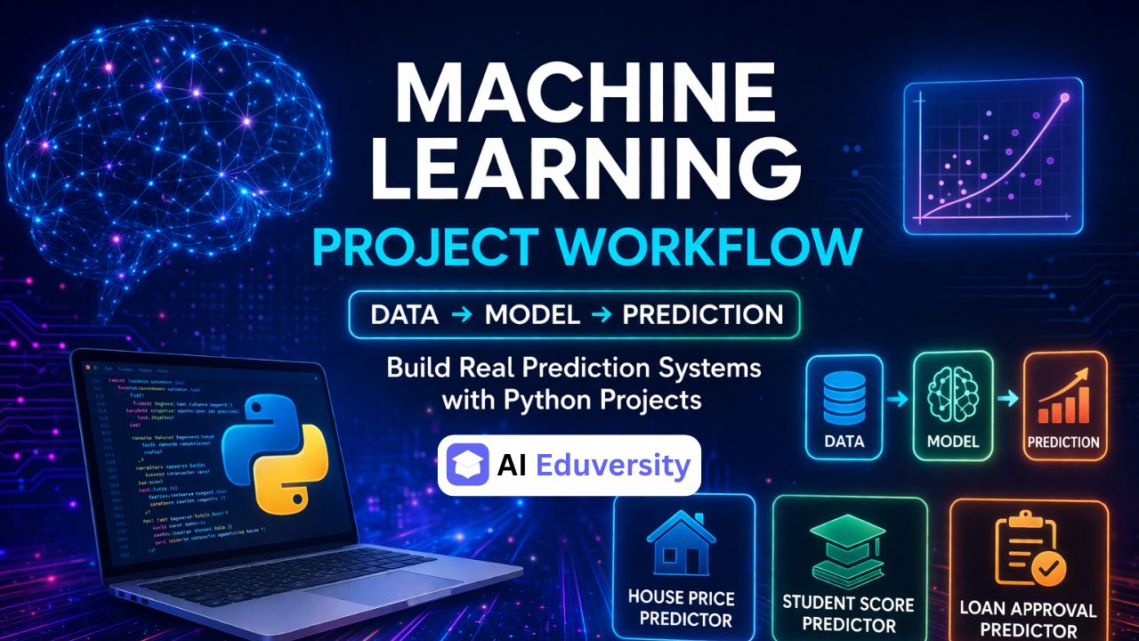 Machine Learning Project Workflow: Data to Model to Prediction Systems