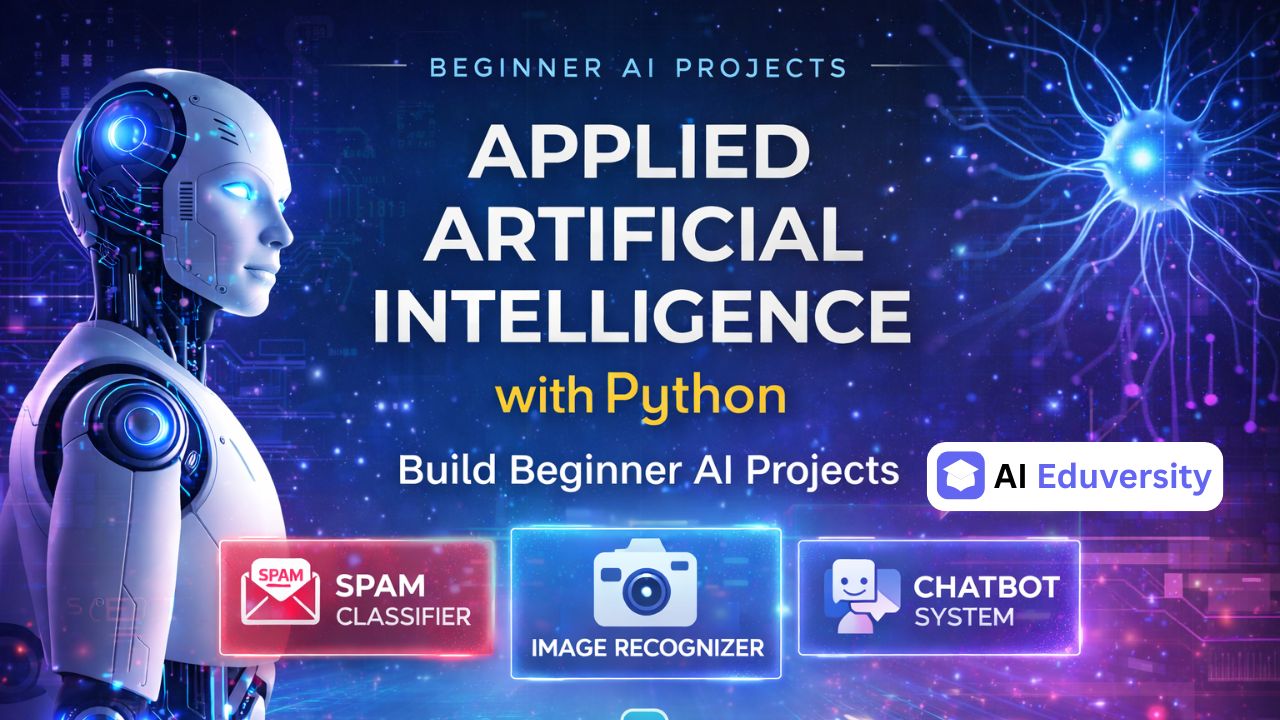 Applied Artificial Intelligence with Python: Build Beginner AI Projects
