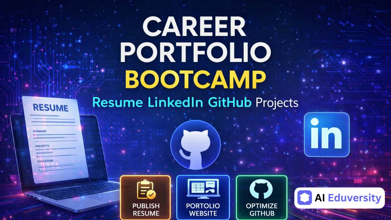 Career Portfolio Bootcamp: Resume LinkedIn GitHub Projects